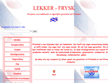Tablet Screenshot of lekker-frysk.nl